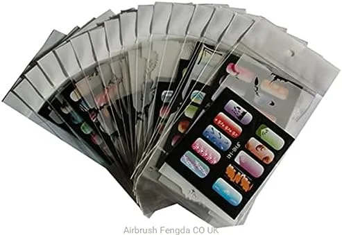 شابلون های ایربراش فنگدا برای طراحی ناخن، مجموعه JFH10 شابلون های ایربراش فنگدا برای طراحی ناخن، مجموعه JFH10