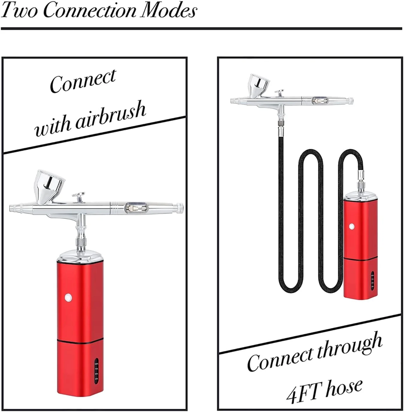 کیت ایربراش Casubaris با کمپرسور، کیت ایربراش بی سیم قابل حمل، قلم ایربراش دوال اکشن با قابلیت شارژ، مناسب برای تفنگ ایربراش مختلف برای آرایشگران، مدل سازی، نقاشی، هنر ناخن، صنایع دستی، آرایش کیت ایربراش Casubaris با کمپرسور، کیت ایربراش بی سیم قابل حمل، قلم ایربراش دوال اکشن با قابلیت شارژ، مناسب برای تفنگ ایربراش مختلف برای آرایشگران، مدل سازی، نقاشی، هنر ناخن، صنایع دستی، آرایش