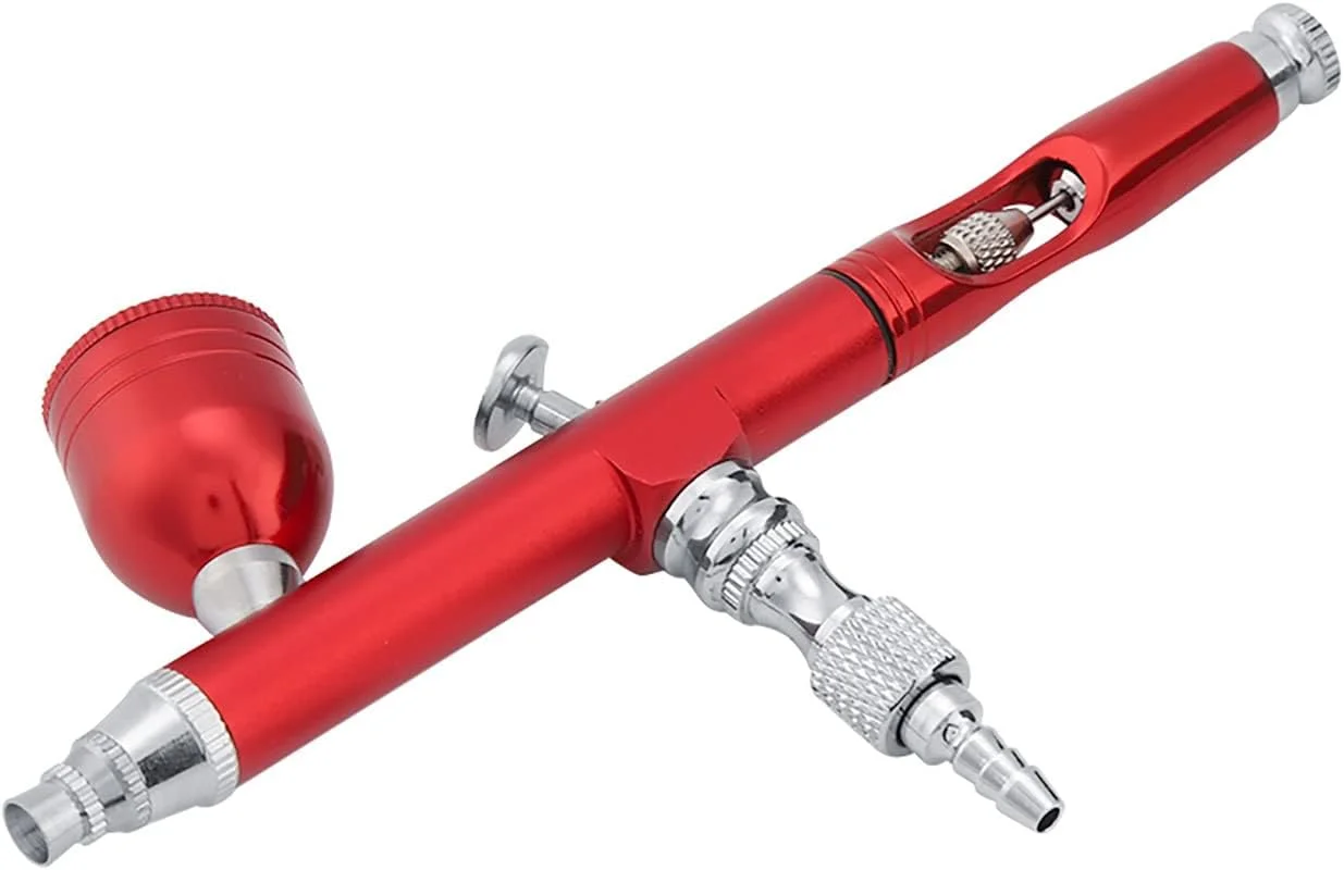 تفنگ اسپری آرایشگاهی Enhancements، ایربراش دو کاره با تغذیه گرانشی برای ناخن، ایربراش با نازل 0.3 میلی متری، کیت ابزار تاتو و طراحی ناخن