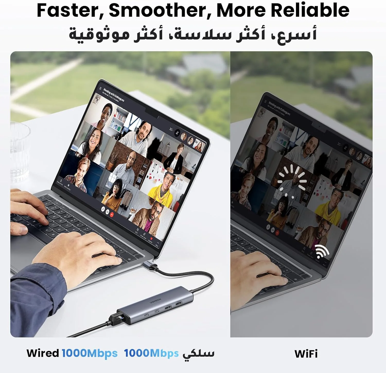 آداپتور USB به اترنت UGREEN، هاب اترنت 5 در 1 USB با 2* USB-C 3.2 (10Gbps) + 1*USB-A 3.2/1*USB-A 2.0/Gigabit RJ45، دانگل Thunderbolt (3/4) به شبکه LAN برای لپ تاپ، MacBook Pro/Air، XPS آداپتور USB به اترنت UGREEN، هاب اترنت 5 در 1 USB با 2* USB-C 3.2 (10Gbps) + 1*USB-A 3.2/1*USB-A 2.0/Gigabit RJ45، دانگل Thunderbolt (3/4) به شبکه LAN برای لپ تاپ، MacBook Pro/Air، XPS