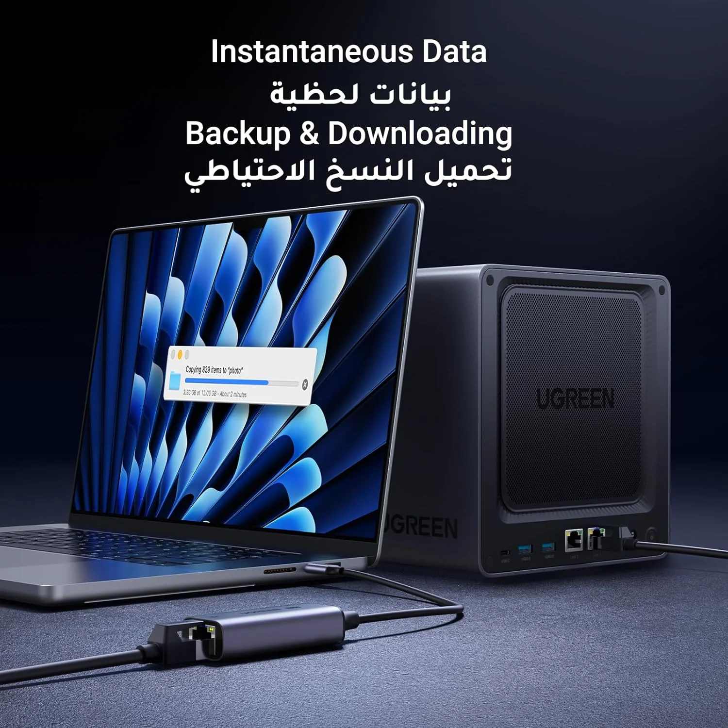 آداپتور USB C به اترنت UGREEN 2.5G، آداپتور اترنت برای لپ تاپ، آلومینیومی، Type C (Thunderbolt 4/3) به Rj45 شبکه اینترنت LAN، سازگار با MacBook Air/Pro، XPS، iPhone 16/Plus/Pro/Max آداپتور USB C به اترنت UGREEN 2.5G، آداپتور اترنت برای لپ تاپ، آلومینیومی، Type C (Thunderbolt 4/3) به Rj45 شبکه اینترنت LAN، سازگار با MacBook Air/Pro، XPS، iPhone 16/Plus/Pro/Max