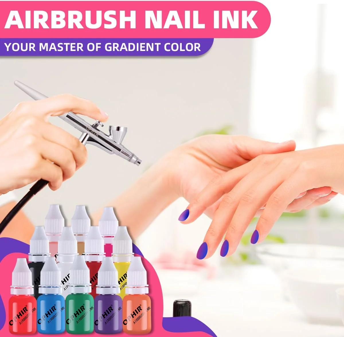جوهر طراحی ناخن ایربراش OPHIR در 12 رنگ، رنگ اکریلیک، لاک ناخن/رنگدانه برای مدل، سرگرمی، صنایع دستی، چرم و نقاشی کفش، شابلون های طراحی ناخن، ابزار ناخن 10 میلی لیتر/بطری جوهر طراحی ناخن ایربراش OPHIR در 12 رنگ، رنگ اکریلیک، لاک ناخن/رنگدانه برای مدل، سرگرمی، صنایع دستی، چرم و نقاشی کفش، شابلون های طراحی ناخن، ابزار ناخن 10 میلی لیتر/بطری