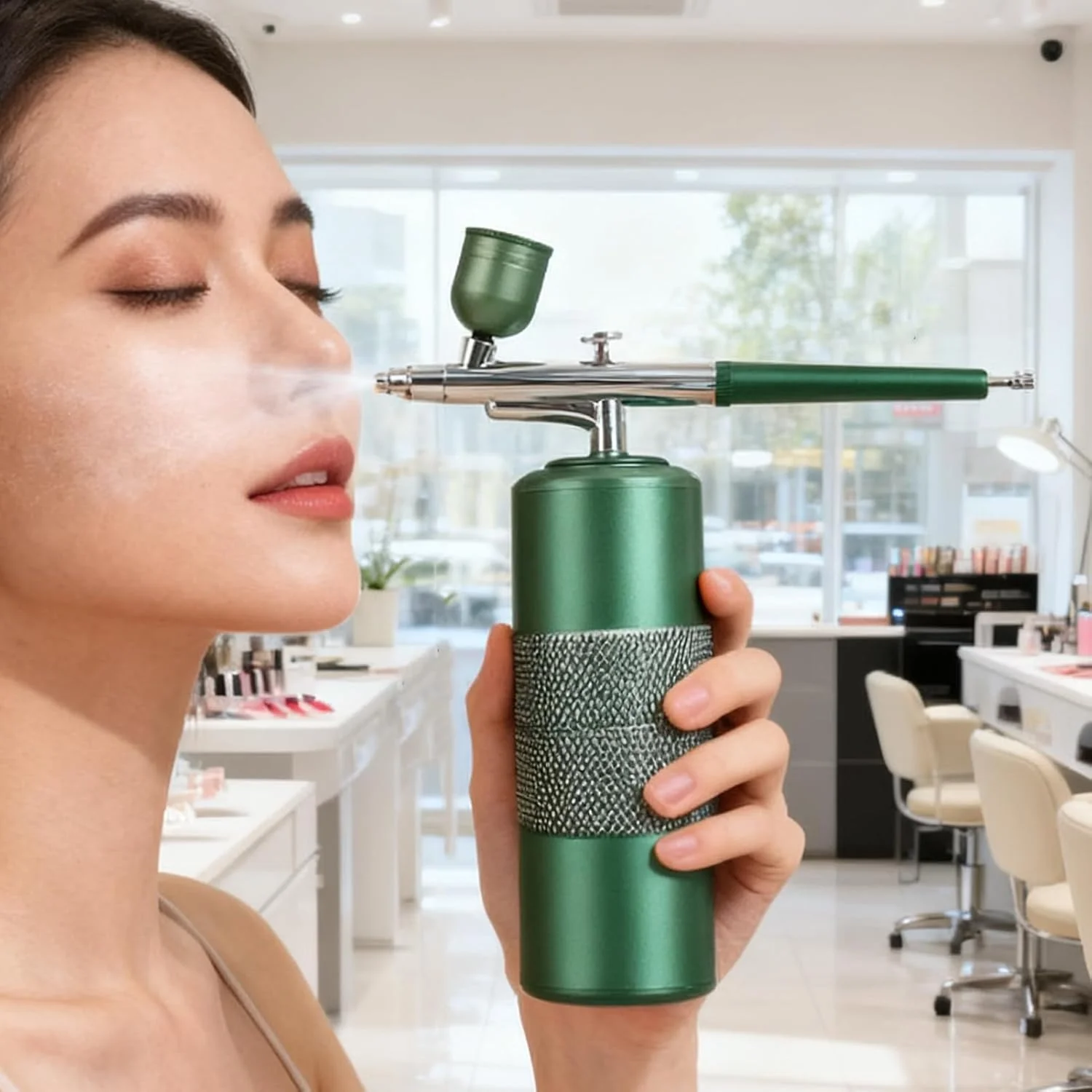 کیت ایربراش ناخن - دستگاه ایر براش - ست اسپری رنگ آمیزی برای آرایش مو، مدل مبتدی، تزیین کیک، ماشین، کفش، گرافیتی کیت ایربراش ناخن - دستگاه ایر براش - ست اسپری رنگ آمیزی برای آرایش مو، مدل مبتدی، تزیین کیک، ماشین، کفش، گرافیتی