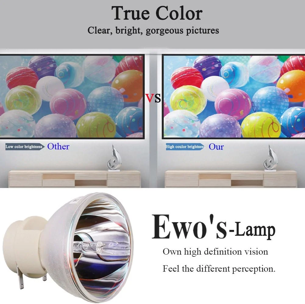 لامپ ویدئو پروژکتور جایگزین eWo's 5J.JEE05.001 بدون محفظه برای پروژکتورهای بنکیو HT2050 HT3050 HT2150ST HT4050 لامپ ویدئو پروژکتور جایگزین eWo's 5J.JEE05.001 بدون محفظه برای پروژکتورهای بنکیو HT2050 HT3050 HT2150ST HT4050