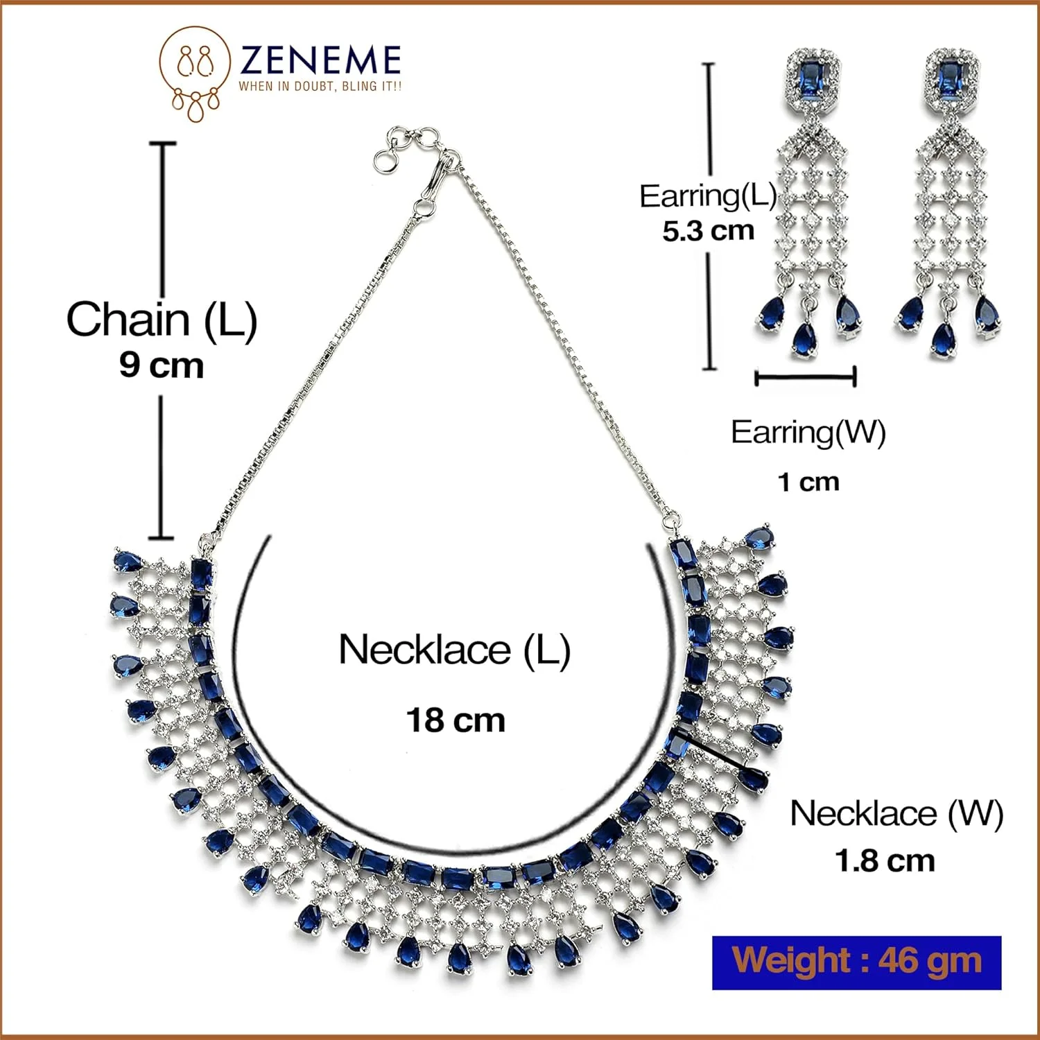 ست گردنبند چوکر زنانه ZENEME با طراحی گل، نگین الماس آمریکایی به همراه گوشواره (صورتی رزگلد) ست گردنبند چوکر زنانه ZENEME با طراحی گل، نگین الماس آمریکایی به همراه گوشواره (صورتی رزگلد)