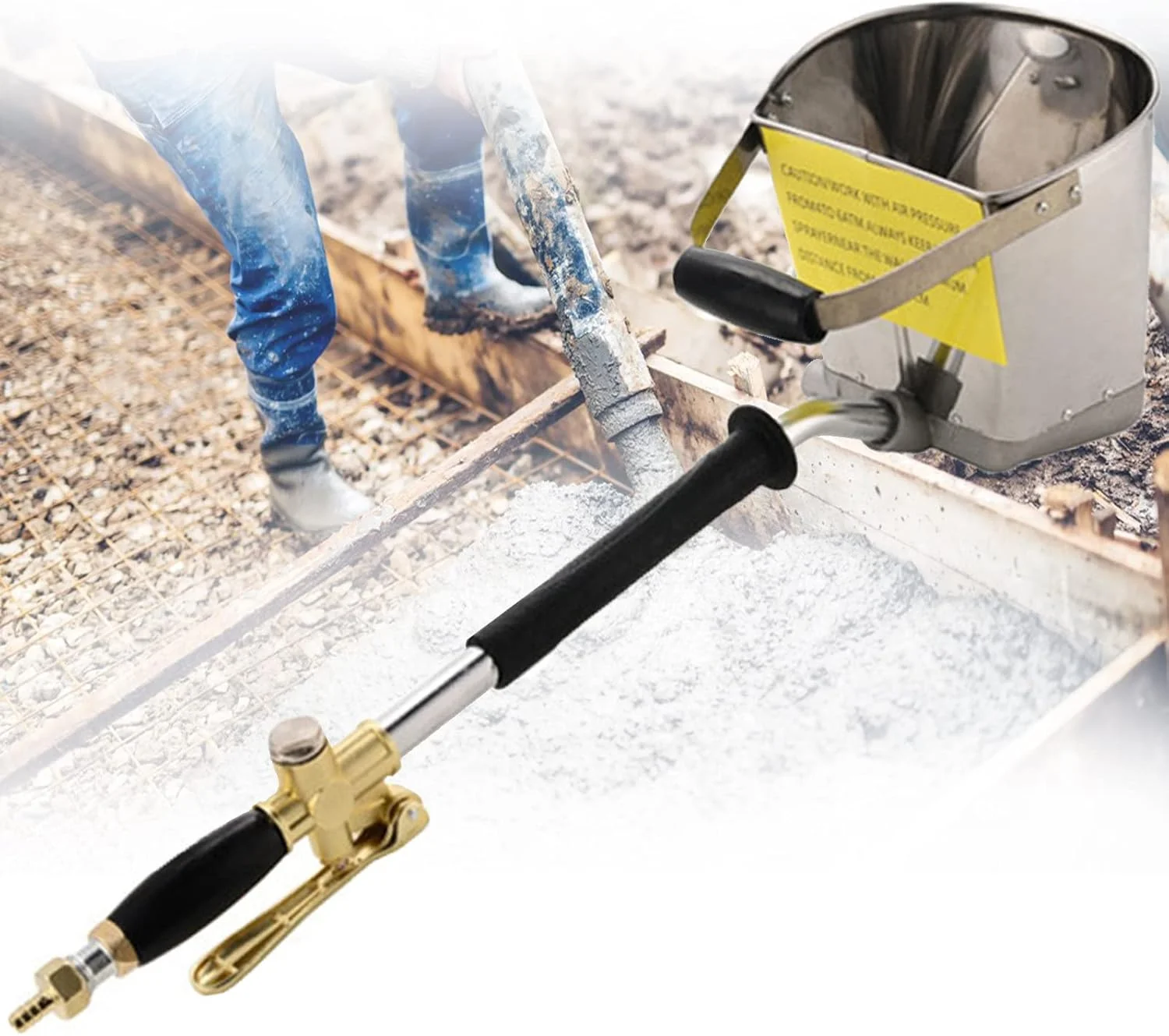 تفنگ های اسپری ملات سیمانی، تفنگ پاشش штукатурка با قیف 4 جت، تفنگ های اسپری سیمان بتن گچ برای رنگ آمیزی دیوارها و سقف ها