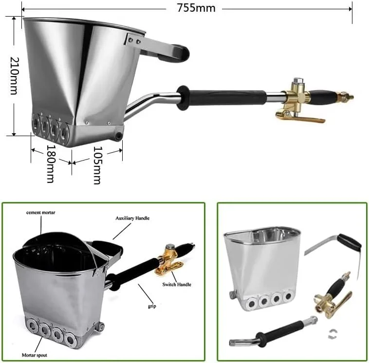 پاششگر دیوار استوکو، ابزارهای بتن کاری و نقاشی دیوار، پاششگر ملات سیمان استوکو، تفنگ های بادی پاشش ملات штукатурка با قیف پنوماتیک پاششگر دیوار استوکو، ابزارهای بتن کاری و نقاشی دیوار، پاششگر ملات سیمان استوکو، تفنگ های بادی پاشش ملات штукатурка با قیف پنوماتیک