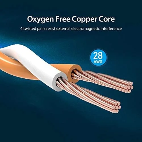 کابل شبکه VENTION Ethernet Cat 8، کابل پرسرعت 40 گیگابیت بر ثانیه SSTP، کابل پچ اینترنت با کانکتور RJ45 برای مودم روتر (1 متر) کابل شبکه VENTION Ethernet Cat 8، کابل پرسرعت 40 گیگابیت بر ثانیه SSTP، کابل پچ اینترنت با کانکتور RJ45 برای مودم روتر (1 متر)