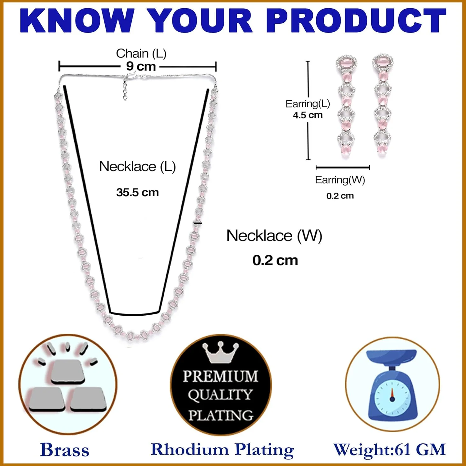 ست زیورآلات زنانه و دخترانه زنم مدل گردنبند بلند و گوشواره نگین دار طرح الماس آمریکایی با روکش رودیوم نقره ای ست زیورآلات زنانه و دخترانه زنم مدل گردنبند بلند و گوشواره نگین دار طرح الماس آمریکایی با روکش رودیوم نقره ای