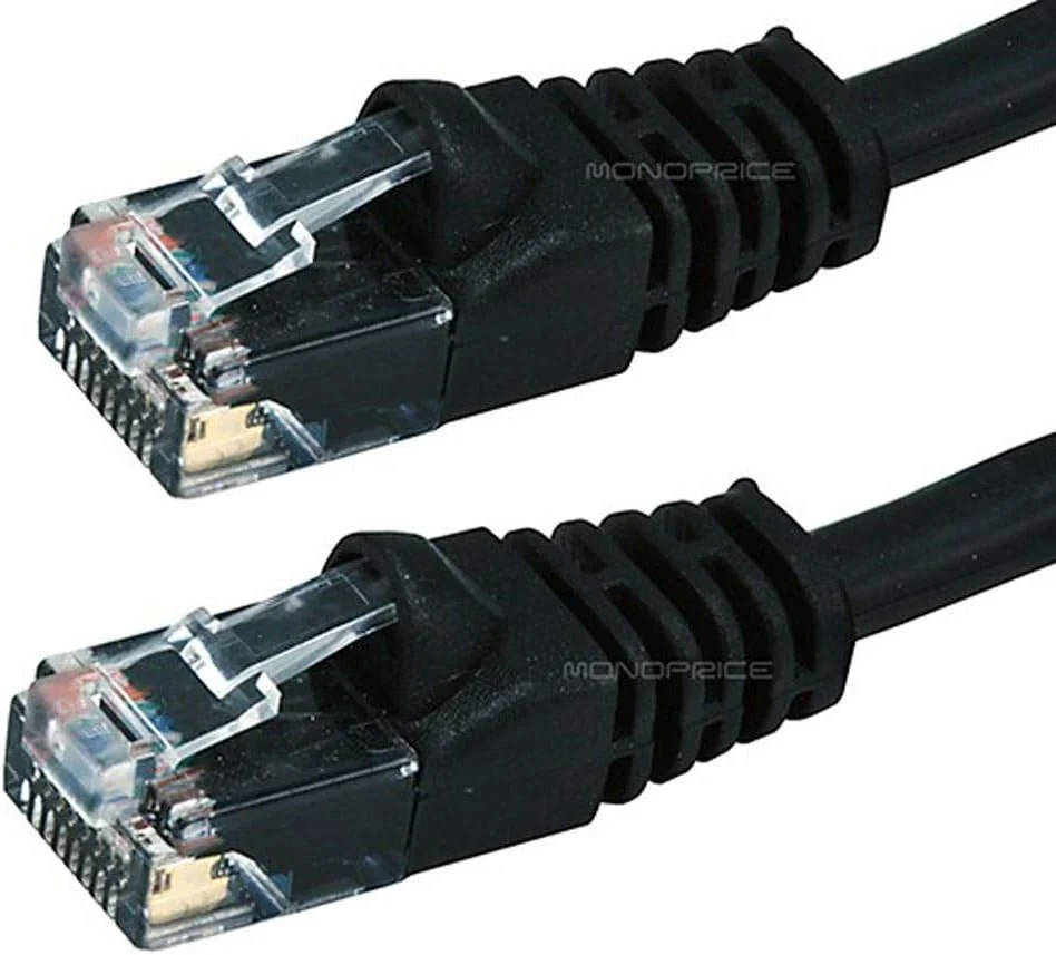 کابل شبکه اترنت Cat6 UTP مسی 24AWG مونوپرایس 30 فوتی 550 مگاهرتز، مشکی (105017) - تصویر 2 کابل شبکه اترنت Cat6 UTP مسی 24AWG مونوپرایس 30 فوتی 550 مگاهرتز، مشکی (105017) - تصویر 2