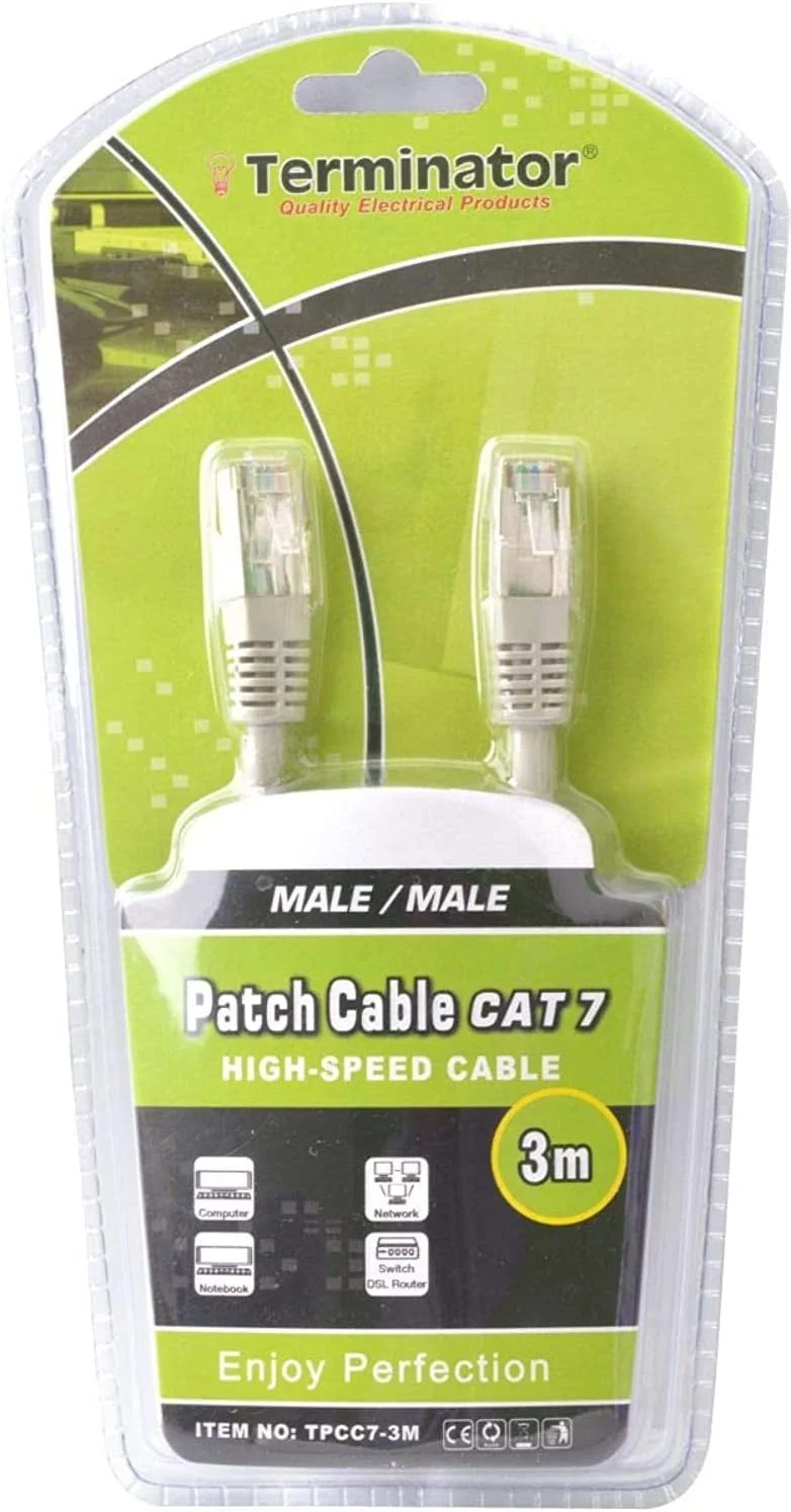 کابل پچ ترمیناتور CAT7 با سرعت بالا 1.5 متری - TPCC7-3.0M کابل پچ ترمیناتور CAT7 با سرعت بالا 1.5 متری - TPCC7-3.0M