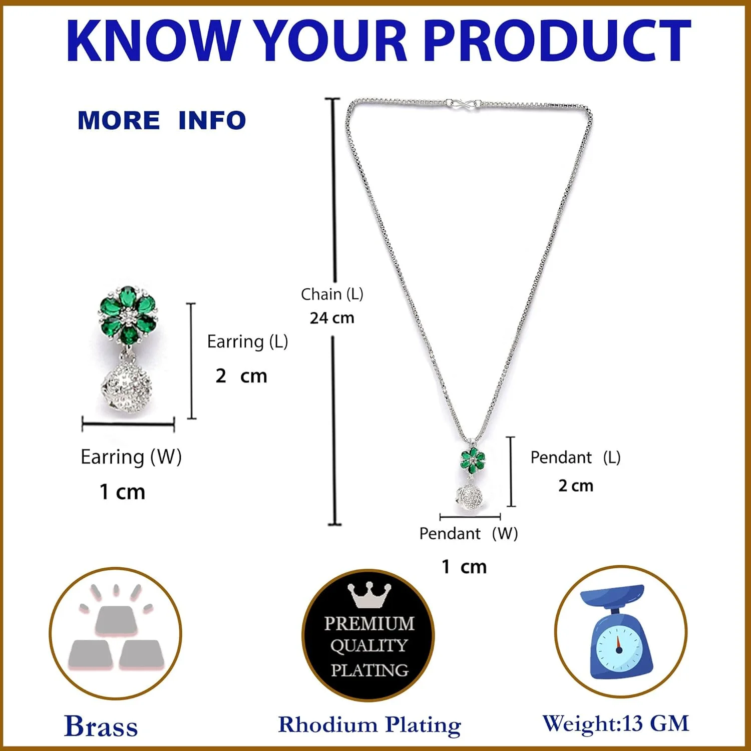 ست زیورآلات زنانه شامل گردنبند نقره ای رنگ با روکش رودیوم و طرح گل نگین دار زیرکونیا به همراه گوشواره ست زیورآلات زنانه شامل گردنبند نقره ای رنگ با روکش رودیوم و طرح گل نگین دار زیرکونیا به همراه گوشواره