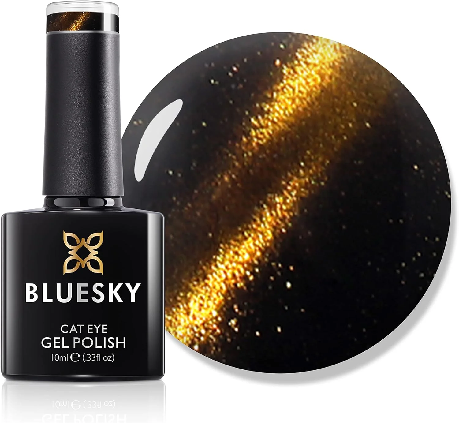 لاک ژل ناخن BLUESKY، کت آی، طلایی، KA546، لاک ژل 10 میلی لیتری (برای ایجاد جلوه تصویر نیاز به خشک شدن زیر لامپ UV/LED و یک پایه تیره دارد) لاک ژل ناخن BLUESKY، کت آی، طلایی، KA546، لاک ژل 10 میلی لیتری (برای ایجاد جلوه تصویر نیاز به خشک شدن زیر لامپ UV/LED و یک پایه تیره دارد)