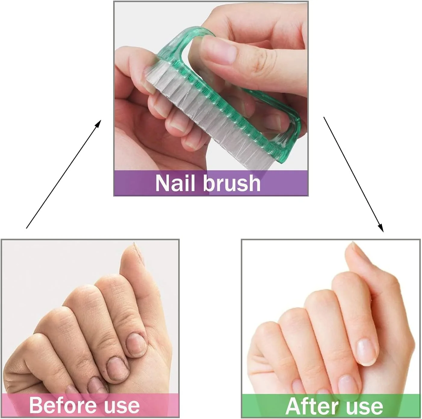 برس ناخن دسته دار، برس های تمیز کننده ناخن انگشت دست برای تمیز کردن انگشتان پا و ناخن ها، کیت ابزار اسکراب پدیکور برای مردان و زنان (10 عدد) برس ناخن دسته دار، برس های تمیز کننده ناخن انگشت دست برای تمیز کردن انگشتان پا و ناخن ها، کیت ابزار اسکراب پدیکور برای مردان و زنان (10 عدد)