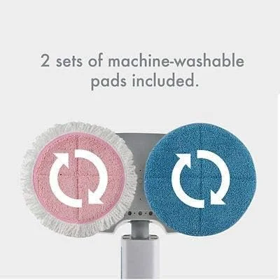 دستگاه تمیز کننده و پولیشر شارژی و بی سیم سطوح سخت Aircraft PowerGlide به همراه 4 پد تمیز کننده و پولیش، ایده آل برای سطوح چوبی، کاشی، لمینت و سخت، سفید