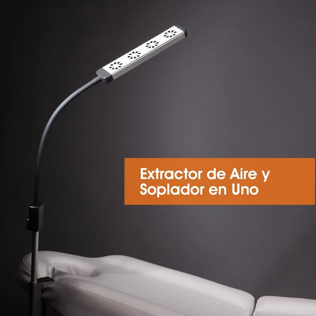 فن اگزوز Glamcor FLOW | بدون نیاز به دست، انعطاف پذیر، قابل حمل و بی صدا، قابل نصب روی میز، دارای سه سرعت، دمنده و فن برای پدیکور، مانیکور، اکستنشن مژه و تکنسین ناخن فن اگزوز Glamcor FLOW | بدون نیاز به دست، انعطاف پذیر، قابل حمل و بی صدا، قابل نصب روی میز، دارای سه سرعت، دمنده و فن برای پدیکور، مانیکور، اکستنشن مژه و تکنسین ناخن