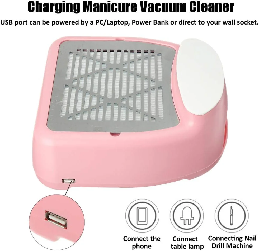 دستگاه جمع کننده گرد و غبار ناخن TISTIK 30W، مکنده قوی، جاروبرقی ناخن، دستگاه مانیکور، فن سالن، تجهیزات هنری با بالشتک دستی و فیلتر اضافی، مشکی دستگاه جمع کننده گرد و غبار ناخن TISTIK 30W، مکنده قوی، جاروبرقی ناخن، دستگاه مانیکور، فن سالن، تجهیزات هنری با بالشتک دستی و فیلتر اضافی، مشکی