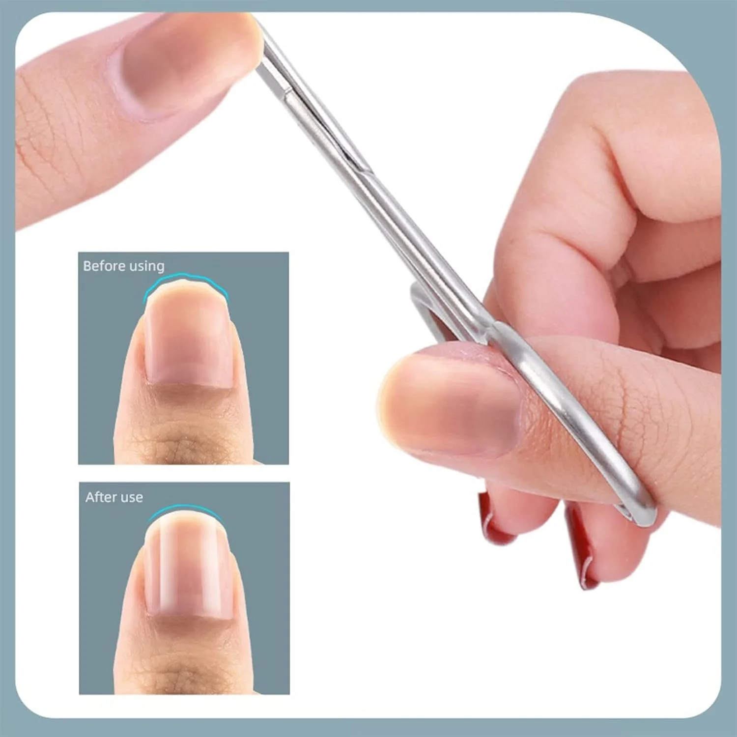 ناخن گیر انگشت پا WAYOM، ست قیچی ناخن، ابزار مانیکور حرفه ای فولاد ضد زنگ، سوهان شیشه ای نانو، کاتر ناخن، مراقبت از دست و پا