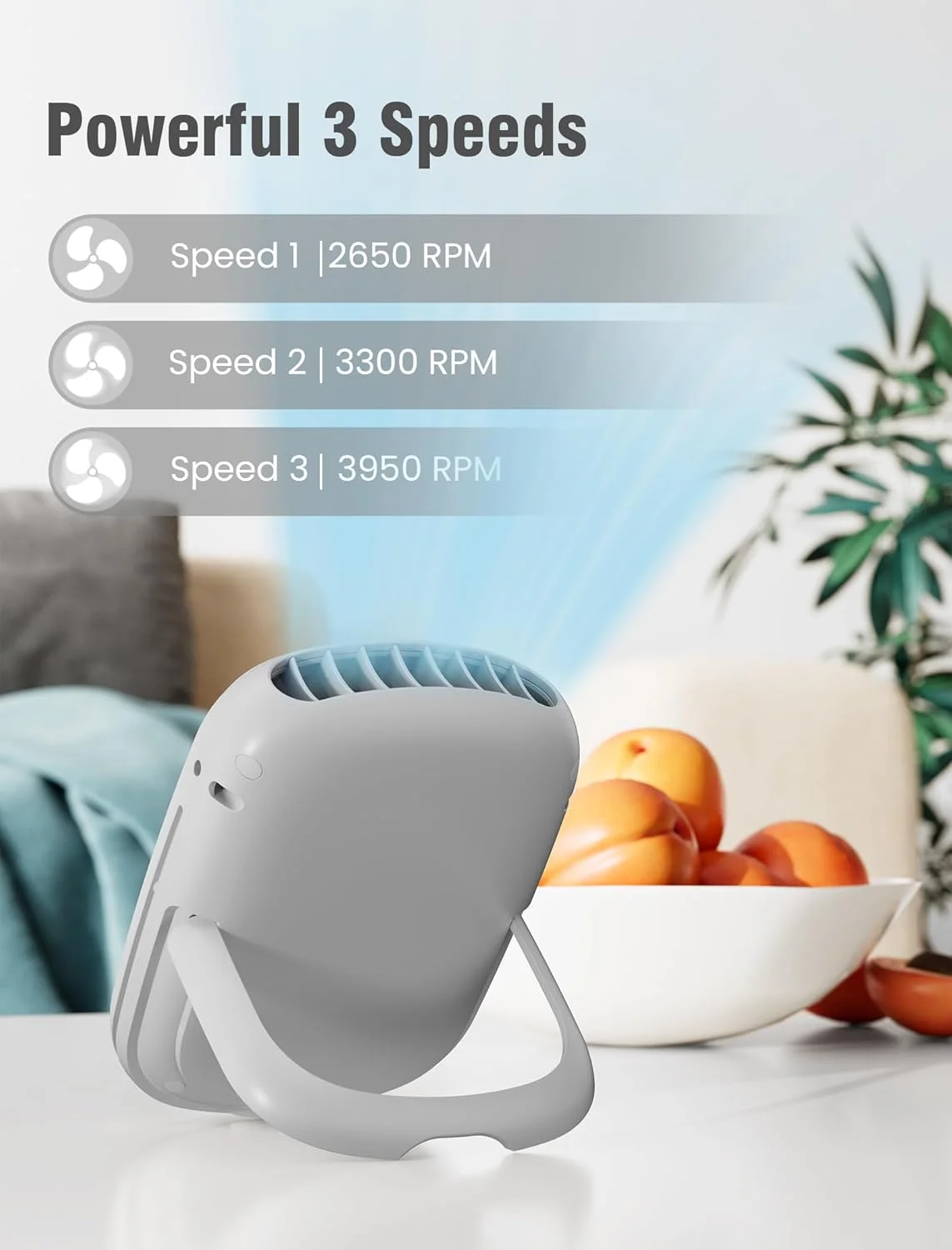 پنکه کمری/گردنبندی کوچک قابل حمل 2 در 1، پنکه شخصی بدون دست با گیره کمری برای پیراهن، پنکه خنک کننده قابل شارژ با باتری، پنکه بدنه پوشیدنی، پنکه آویز گردنی، 3 سرعت برای فضای باز