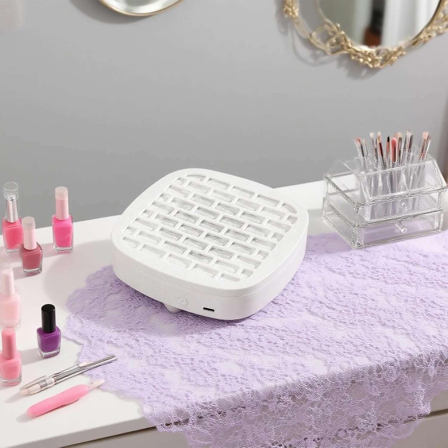 فن جمع کننده گرد و غبار ناخن | استخراج کننده گرد و غبار قدرتمند و بی صدا - دستگاه گردگیری قابل حمل USB برای مانیکور خانگی، مسافرت، فضای باز، اتاق، زنان، دختران، مراقبت از ناخن در سالن فن جمع کننده گرد و غبار ناخن | استخراج کننده گرد و غبار قدرتمند و بی صدا - دستگاه گردگیری قابل حمل USB برای مانیکور خانگی، مسافرت، فضای باز، اتاق، زنان، دختران، مراقبت از ناخن در سالن