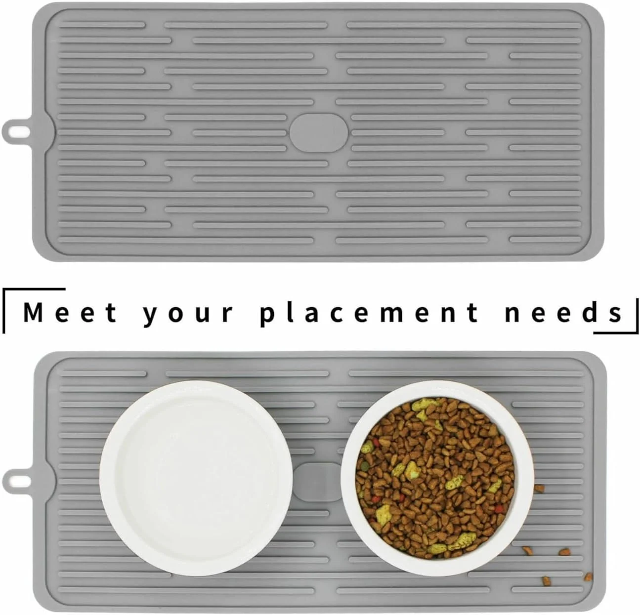 زیرانداز حیوانات خانگی ELECDON برای سگ و گربه، زیرانداز برای جلوگیری از سرریز شدن غذا و آب، مناسب برای حیوانات خانگی متوسط ​​و کوچک