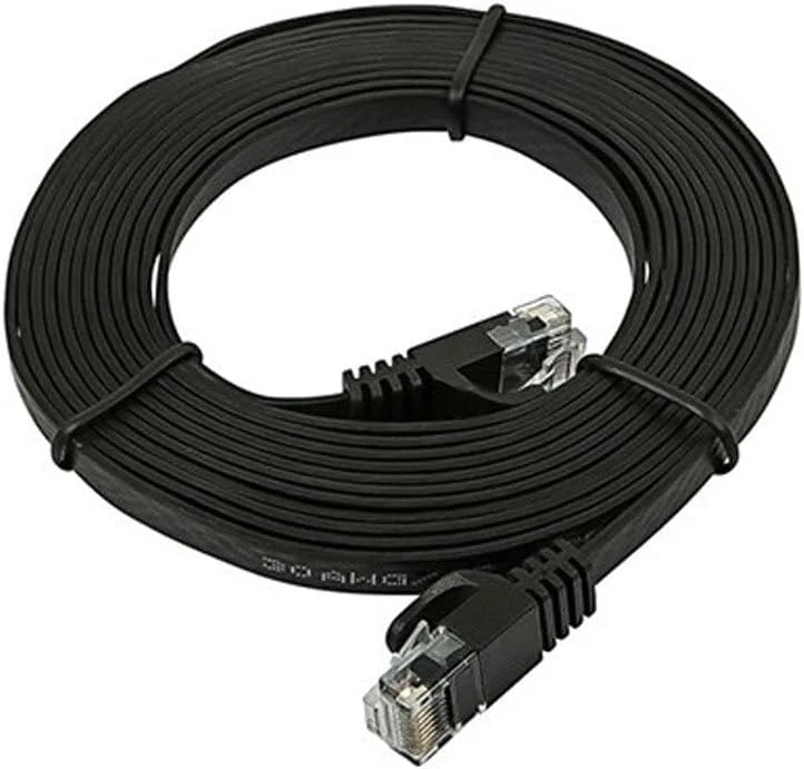 کابل شبکه اترنت Cat5e مونوپرایس - کابل اینترنت شبکه - 3.05 متر (10 فوت) - مشکی، RJ45، تخت، رشته ای، 350 مگاهرتز، UTP، سیم مسی خالص 30AWG کابل شبکه اترنت Cat5e مونوپرایس - کابل اینترنت شبکه - 3.05 متر (10 فوت) - مشکی، RJ45، تخت، رشته ای، 350 مگاهرتز، UTP، سیم مسی خالص 30AWG