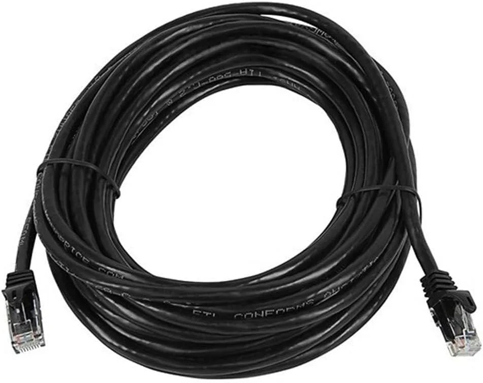 کابل شبکه اترنت Cat6 مونوپرایس Flexboot - سیم اینترنت شبکه - RJ45، رشته ای، 550 مگاهرتز، UTP، سیم مسی خالص، 24AWG، 7.6 متر، مشکی