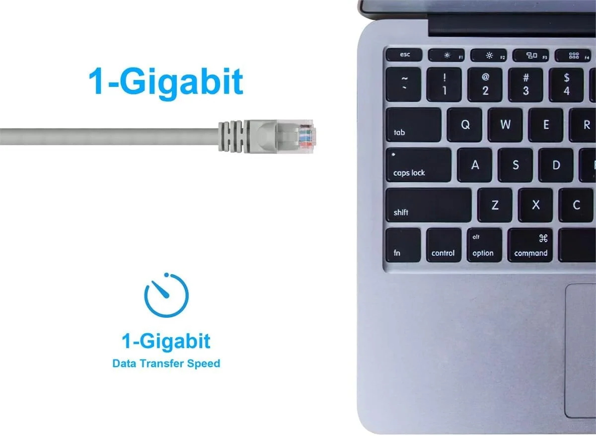 کابل شبکه کراس Cat6 مونوپرایس 3FT 24AWG 500MHz با روکش مسی - خاکستری کابل شبکه کراس Cat6 مونوپرایس 3FT 24AWG 500MHz با روکش مسی - خاکستری