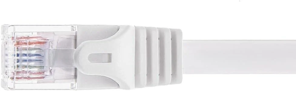 کابل شبکه اترنت Cat6 مونوپرایس - 7.6 متر - سفید | RJ45 بدون گیر، تخت، 550 مگاهرتز، UTP، سیم مسی خالص، 30AWG، برای مودم اینترنت شبکه روتر Xbox PS3 - سری Flexboot کابل شبکه اترنت Cat6 مونوپرایس - 7.6 متر - سفید | RJ45 بدون گیر، تخت، 550 مگاهرتز، UTP، سیم مسی خالص، 30AWG، برای مودم اینترنت شبکه روتر Xbox PS3 - سری Flexboot