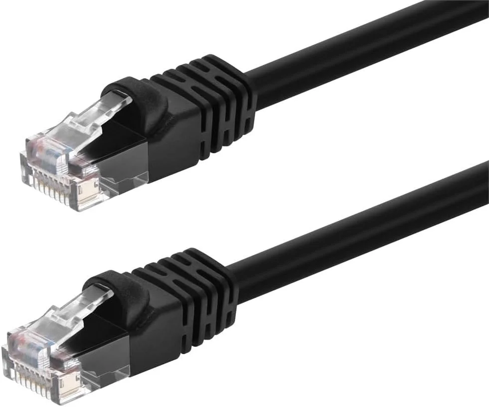 کابل شبکه اترنت Cat6 550MHz UTP مسی بدون روکش Monoprice 3FT 24AWG - مشکی