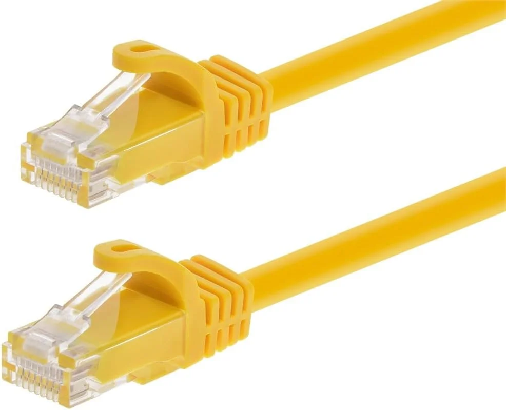 کابل پچ شبکه اترنت Cat6 مونوپرایس Flexboot - سیم اینترنت شبکه - RJ45، رشته ای، 550 مگاهرتز، UTP، سیم مسی خالص، 24AWG، 6 متر، زرد