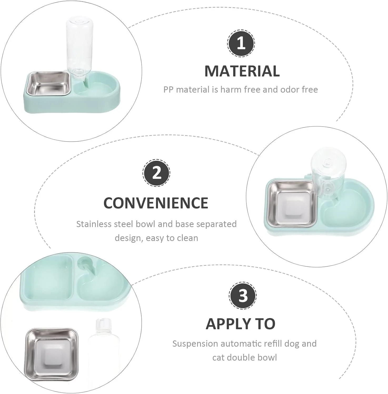 آبخوری سگ و گربه زارافت، ظرف غذای حیوانات خانگی، آبخوری اتوماتیک، تغذیه از بالا، بطری شیب دار، لوازم جانبی، ست آبخوری فواره (رنگ: آبی تیره) آبخوری سگ و گربه زارافت، ظرف غذای حیوانات خانگی، آبخوری اتوماتیک، تغذیه از بالا، بطری شیب دار، لوازم جانبی، ست آبخوری فواره (رنگ: آبی تیره)