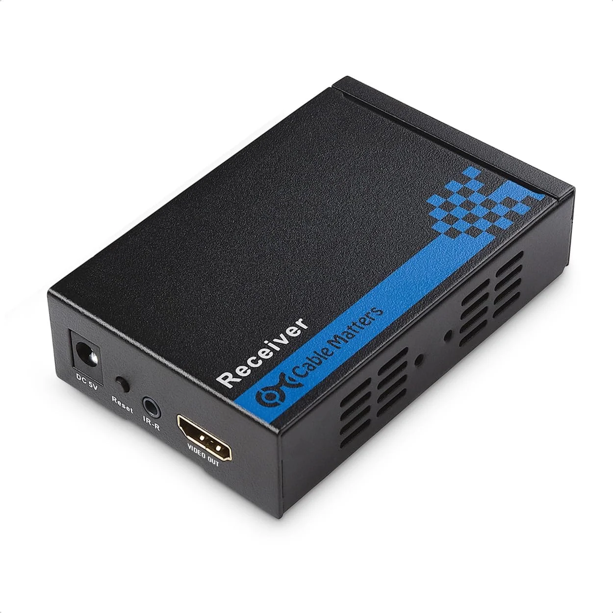 جعبه گیرنده Cable Matters برای توسعه دهنده HDMI از طریق کابل Cat 6 تکی با پشتیبانی از TCP/IP