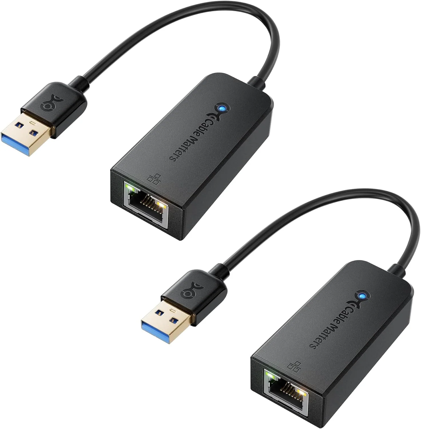 آداپتور USB به اترنت Cable Matters با قابلیت اتصال آسان، پشتیبانی از PXE و شبیه سازی آدرس MAC (USB3.0 به شبکه گیگابیتی، آداپتور اترنت به USB برای لپ تاپ) پشتیبانی از 10/100/1000Mbps