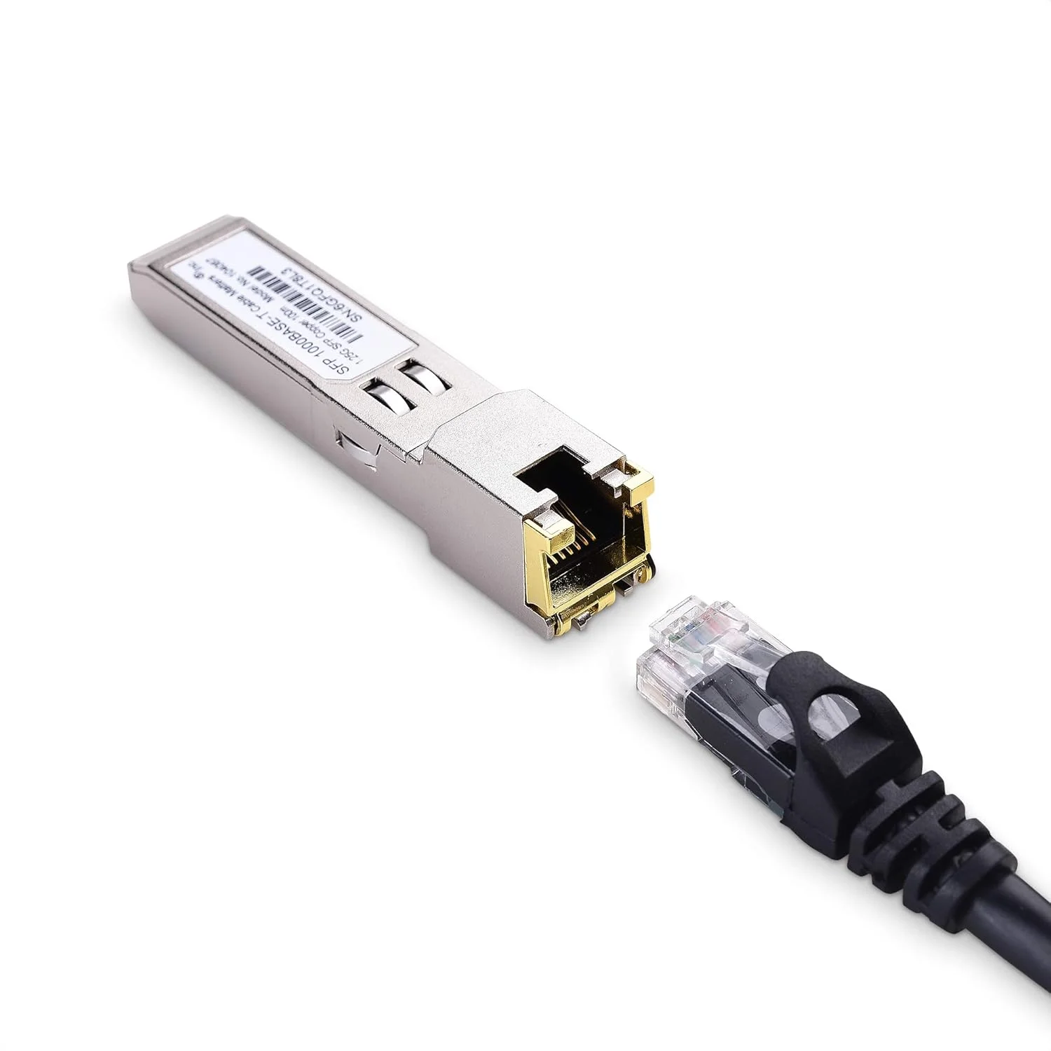فرستنده و گیرنده ماژولار اترنت مسی گیگابیتی SFP به RJ45 مدل Cable Matters 1000BASE-T برای تجهیزات سیسکو، یوبیکیوتی، تیپیلینک، هواوی، میکروتیک، نتگیر و سوپرمیکرو فرستنده و گیرنده ماژولار اترنت مسی گیگابیتی SFP به RJ45 مدل Cable Matters 1000BASE-T برای تجهیزات سیسکو، یوبیکیوتی، تیپیلینک، هواوی، میکروتیک، نتگیر و سوپرمیکرو