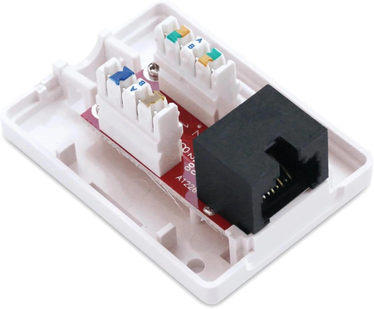 جعبه روکار Cat6 RJ45 یک پورت Cable Matters بسته 10 عددی - سفید جعبه روکار Cat6 RJ45 یک پورت Cable Matters بسته 10 عددی - سفید