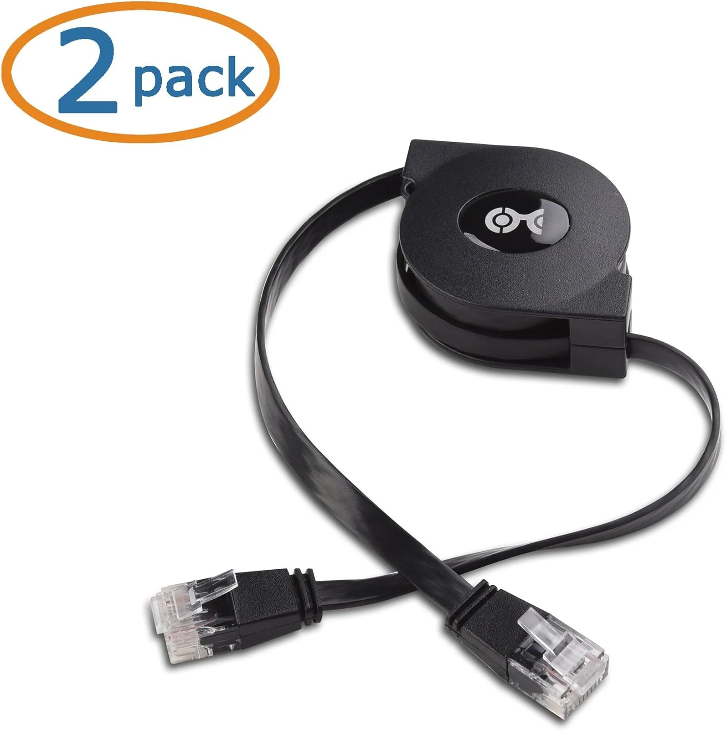 کابل شبکه جمع‌شونده Cable Matters بسته‌ 2 عددی (کابل جمع‌شونده Cat5e، کابل Cat 5e) پشتیبانی از اترنت گیگابیتی 10/100/1000 مگابیت بر ثانیه