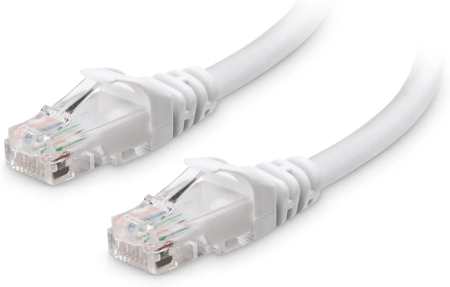 کابل شبکه Cat 6 کوتاه 10 گیگابیتی Cable Matters با طول 1.8 متر (کابل Cat 6، کابل شبکه، کابل اینترنت) - سفید کابل شبکه Cat 6 کوتاه 10 گیگابیتی Cable Matters با طول 1.8 متر (کابل Cat 6، کابل شبکه، کابل اینترنت) - سفید