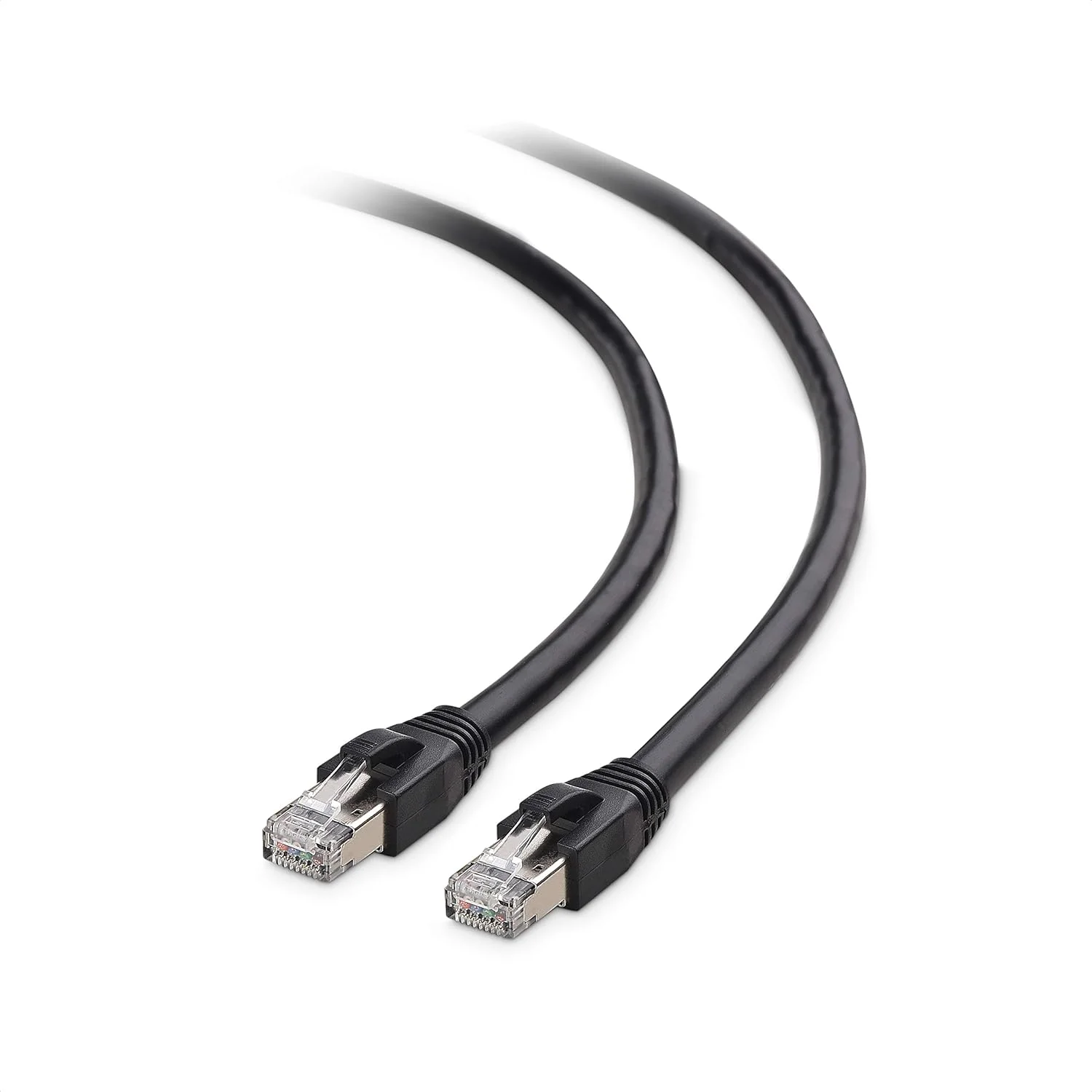 کابل شبکه کوتاه Cat8 اترنت Cable Matters با سرعت 40 گیگابیت بر ثانیه (کابل اترنت دسته 8، سیم Cat8 S/FTP) - طول 3 فوت کابل شبکه کوتاه Cat8 اترنت Cable Matters با سرعت 40 گیگابیت بر ثانیه (کابل اترنت دسته 8، سیم Cat8 S/FTP) - طول 3 فوت