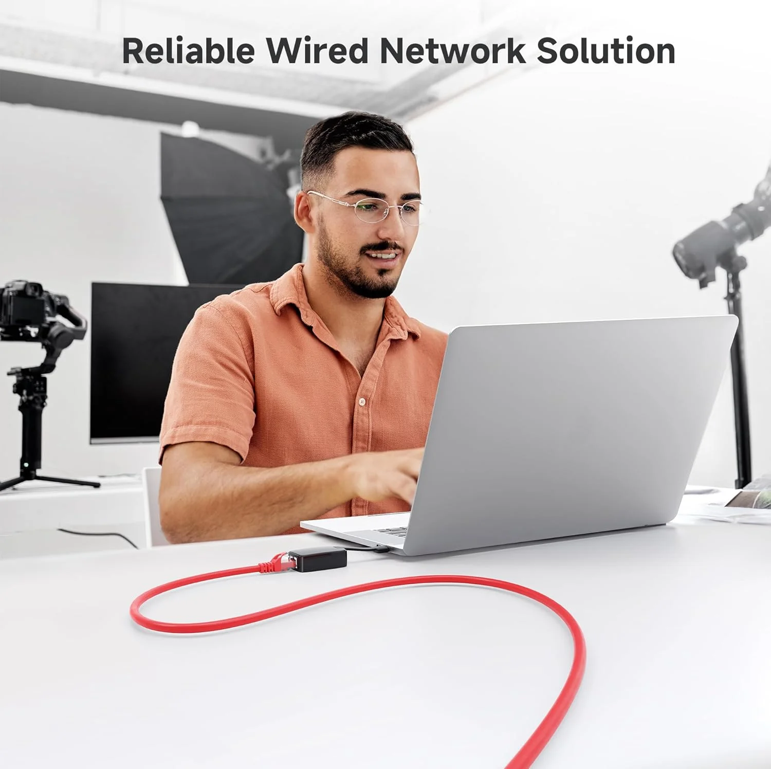 کابل شبکه Cat6 بدون گیر Cable Matters بسته 5 عددی، قرمز، 1.5 متری کابل شبکه Cat6 بدون گیر Cable Matters بسته 5 عددی، قرمز، 1.5 متری