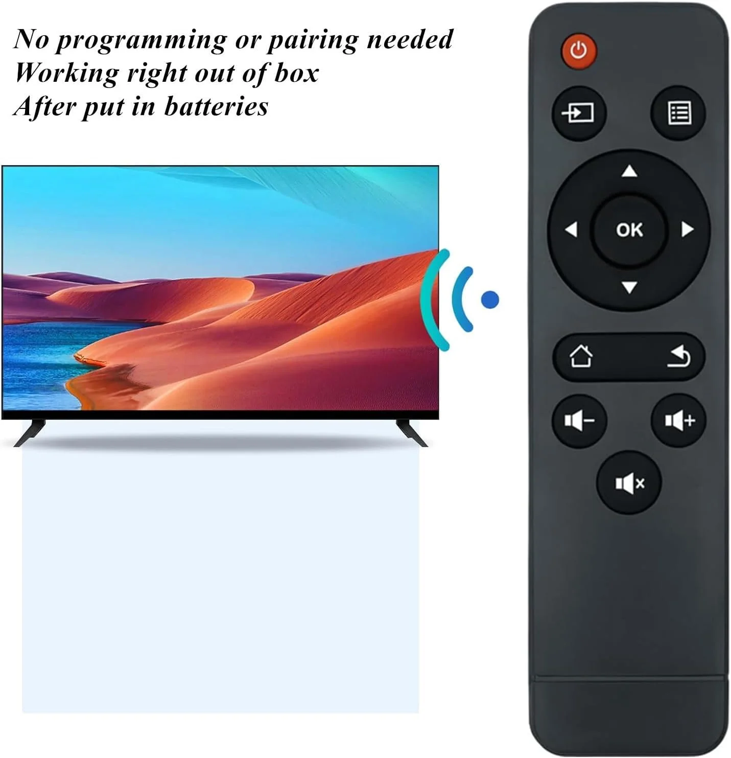 ریموت کنترل جایگزین AOERUOW سازگار با پروژکتورهای فیلم قابل حمل کوچک PANSEBA AK-69، YOWHICK W33، OWNKNEW K11 ریموت کنترل جایگزین AOERUOW سازگار با پروژکتورهای فیلم قابل حمل کوچک PANSEBA AK-69، YOWHICK W33، OWNKNEW K11