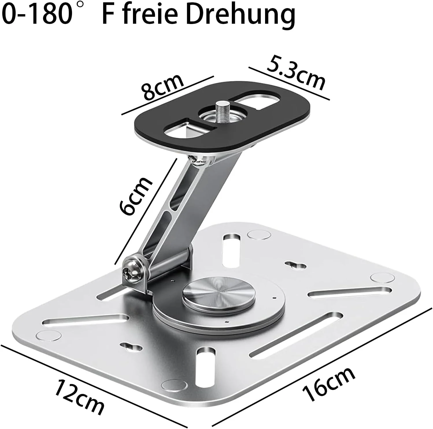 پایه پروژکتور ANBOO، با قابلیت چرخش 360 درجه و تنظیم ارتفاع، پایه پروژکتور با سر توپی دوتایی، تاشو و قابل حمل برای میز/دیوار، سازگار با اکثر پروژکتورها (نقره ای) پایه پروژکتور ANBOO، با قابلیت چرخش 360 درجه و تنظیم ارتفاع، پایه پروژکتور با سر توپی دوتایی، تاشو و قابل حمل برای میز/دیوار، سازگار با اکثر پروژکتورها (نقره ای)