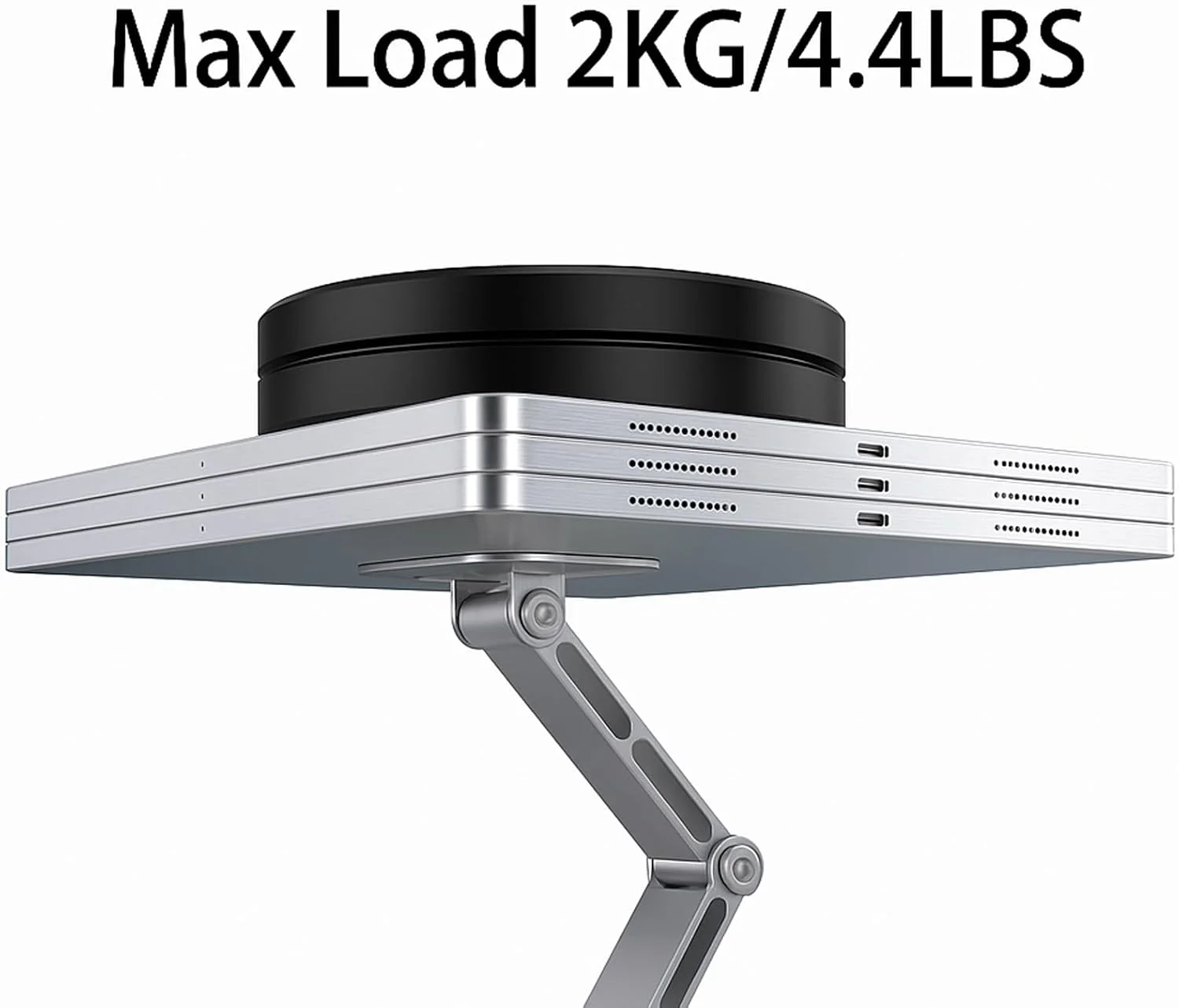 پایه پروژکتور ANBOO، با قابلیت چرخش 360 درجه و تنظیم ارتفاع، پایه پروژکتور با سر توپی دوتایی، تاشو و قابل حمل برای میز/دیوار، سازگار با اکثر پروژکتورها (نقره ای) پایه پروژکتور ANBOO، با قابلیت چرخش 360 درجه و تنظیم ارتفاع، پایه پروژکتور با سر توپی دوتایی، تاشو و قابل حمل برای میز/دیوار، سازگار با اکثر پروژکتورها (نقره ای)