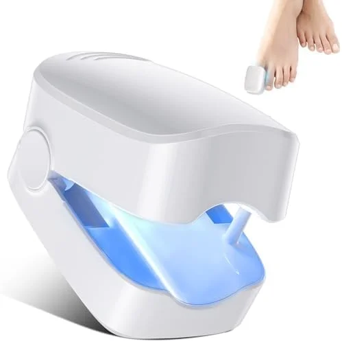 دستگاه لیزر درمان قارچ ناخن جدید برای ناخن های پا و دست، دستگاه لیزر قارچ ناخن خانگی برای اونیکومیکوزیس، موثر و قابل اعتماد (سفید)