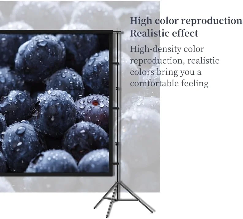 پرده نمایش پروژکتور آرانجلی، پرده نمایش داخلی و خارجی با پایه و کیف حمل، قابل حمل، تاشو، جمع شونده، ضد چروک 16:9 HD 4K برای سینمای خانگی و حیاط خلوت (100 اینچ) پرده نمایش پروژکتور آرانجلی، پرده نمایش داخلی و خارجی با پایه و کیف حمل، قابل حمل، تاشو، جمع شونده، ضد چروک 16:9 HD 4K برای سینمای خانگی و حیاط خلوت (100 اینچ)