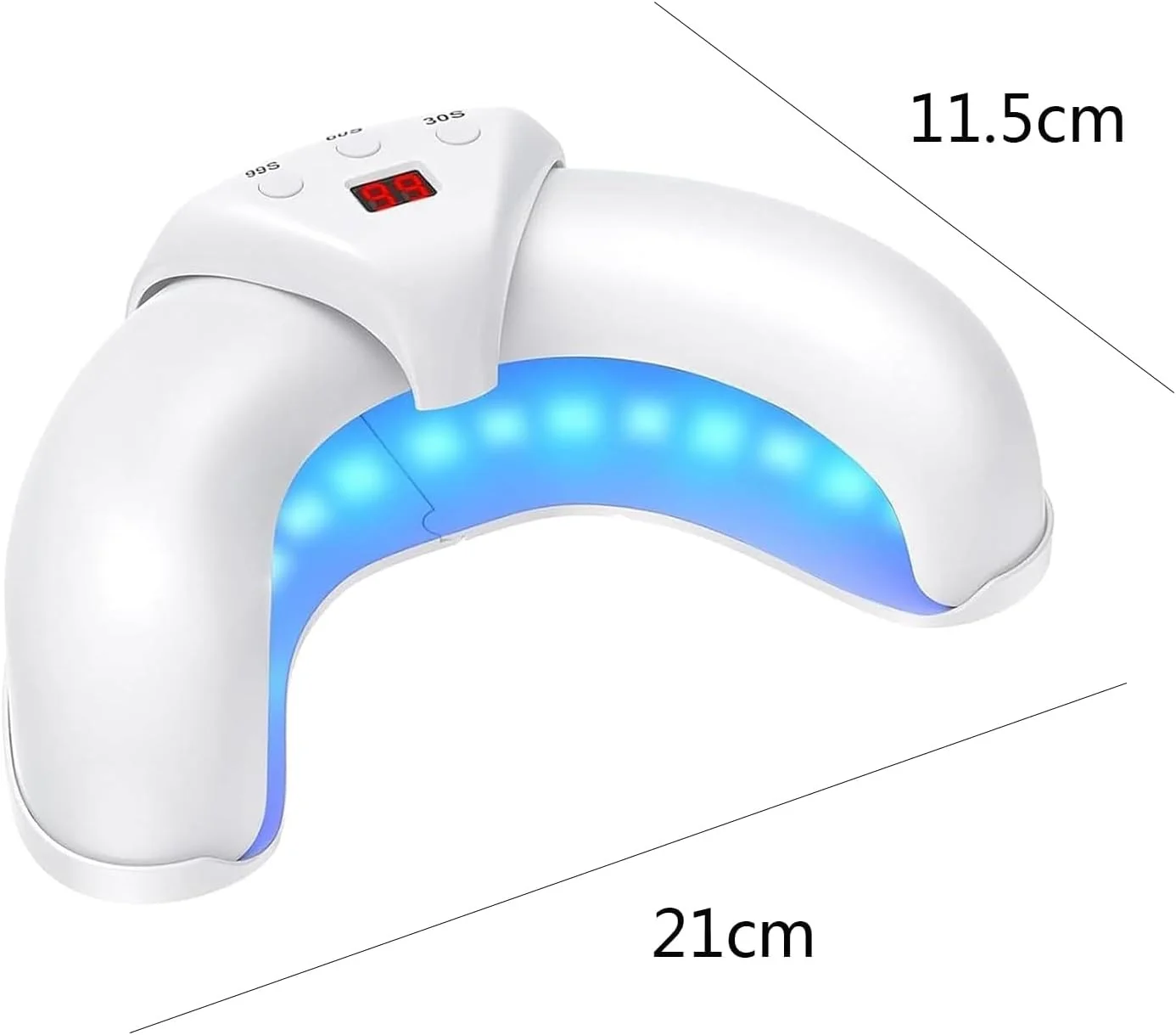 دستگاه درمان قارچ ناخن، دستگاه لیزر قارچ ناخن، درمان قابل تنظیم ناخن پا، بهبود قارچ، مناسب برای چندین ناخن دست و پا، ایمن و موثر برای استفاده در منزل