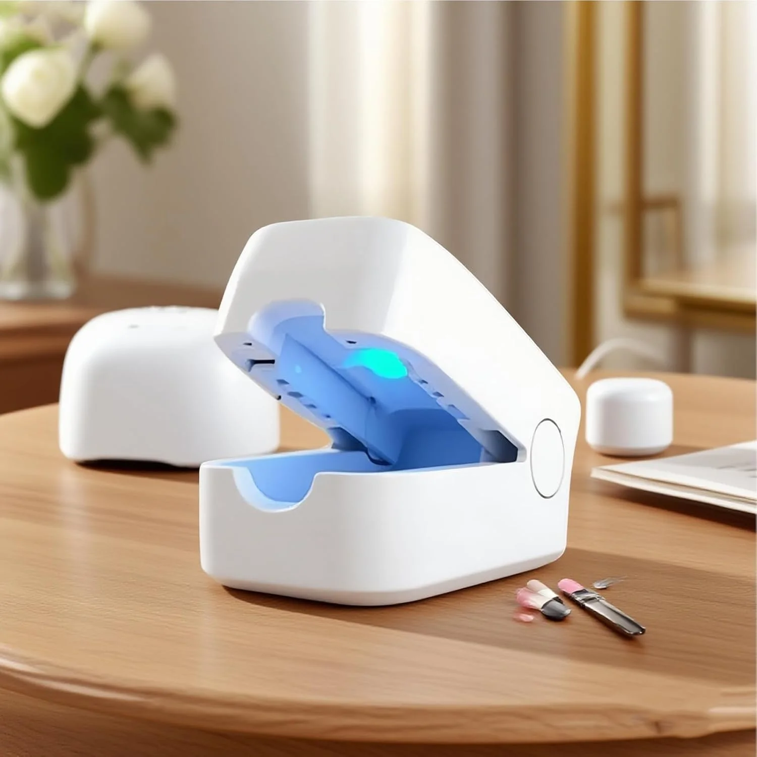 دستگاه ترمیم ناخن پا | دستگاه سبک تمیز کننده ناخن | دستگاه قابل حمل برای استفاده حرفه ای آقایان و بانوان در سفر، فضای باز، سالن و منزل