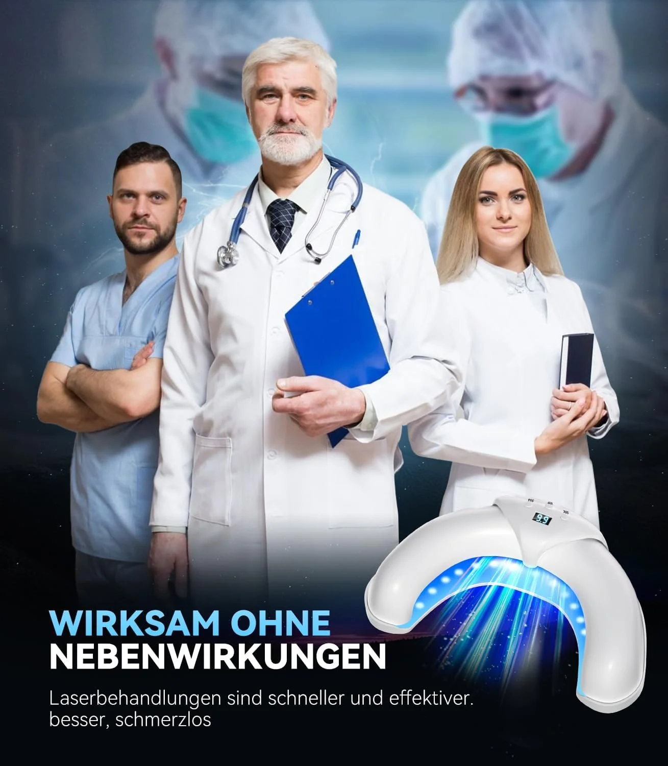 دستگاه لیزر ضد قارچ ناخن XSWCCJJ 6.0 ارتقا یافته 【چرخه هوشمند 30/60/99 ثانیه】 آماده برای استفاده در خانه/مسافرت، ناخن های مطمئن داشته باشید (سفید) دستگاه لیزر ضد قارچ ناخن XSWCCJJ 6.0 ارتقا یافته 【چرخه هوشمند 30/60/99 ثانیه】 آماده برای استفاده در خانه/مسافرت، ناخن های مطمئن داشته باشید (سفید)