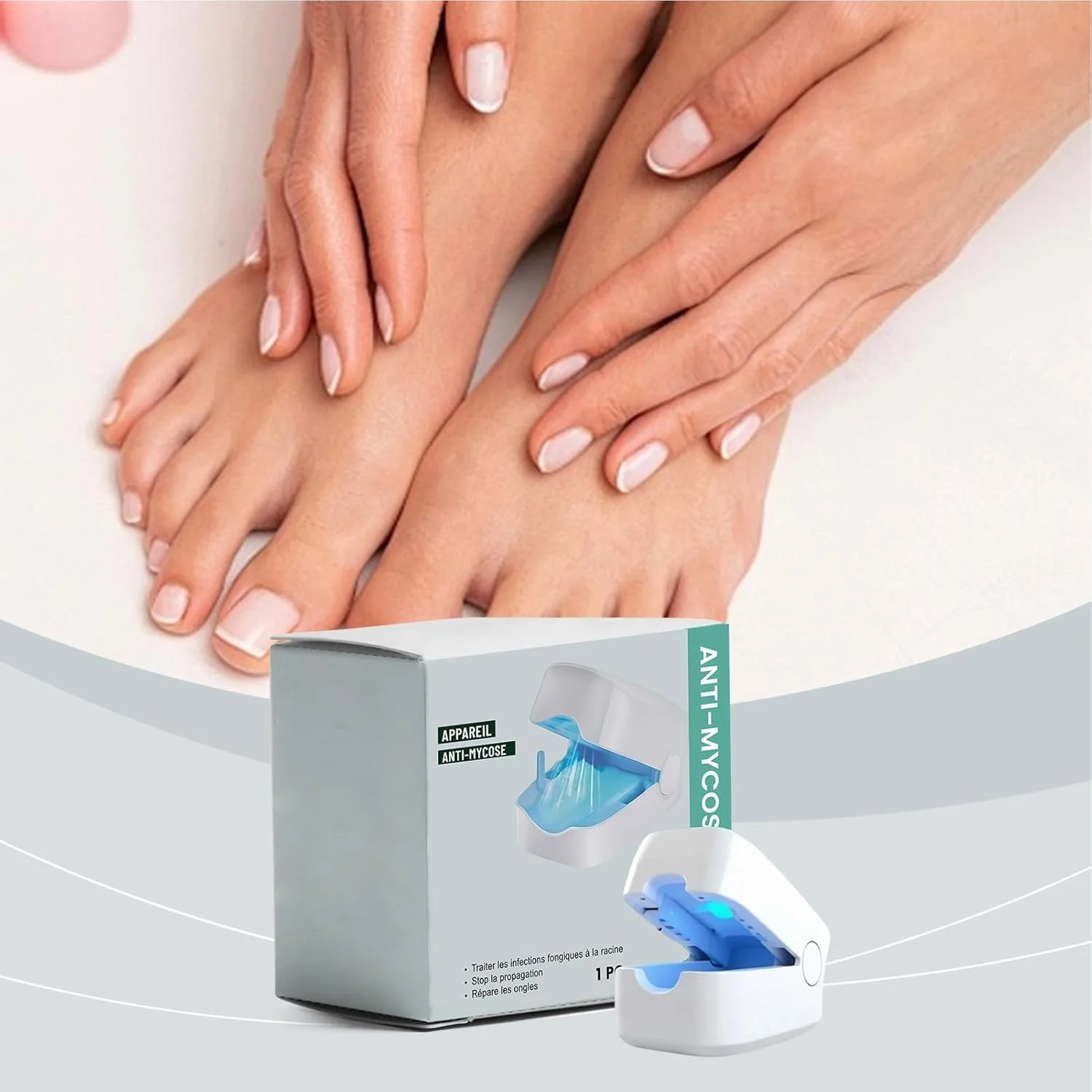 دستگاه ترمیم ناخن پا، دستگاه خانگی ناخن | دستگاه تعمیر قابل حمل حرفه ای برای مسافرت، سالن، نگهداری روزانه، استفاده در فضای باز، مناسب برای آقایان و خانم ها