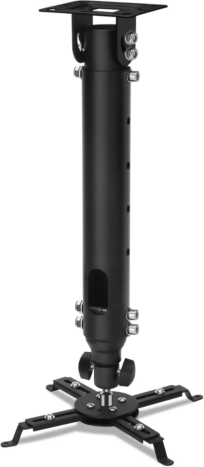 پایه سقفی پروژکتور سنگین وارداتی Audiovan با قابلیت افزایش طول 1.5 + 1.5 (3 فوت) ظرفیت بارگیری تا 25 کیلوگرم مناسب برای پروژکتورهای سینمای خانگی